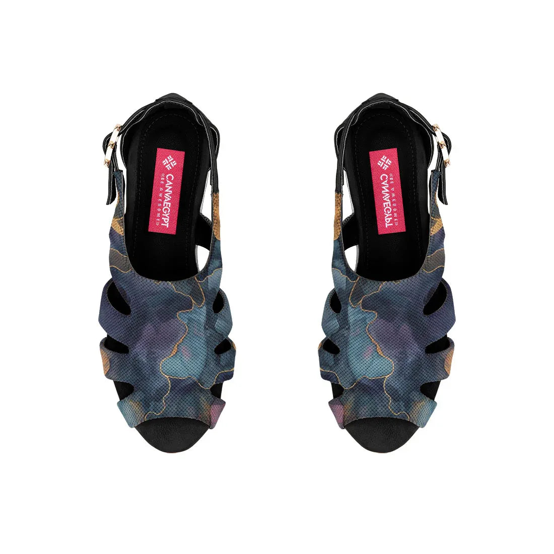 Black Spider Toe Sandal Blendify