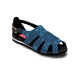 Black Spider Toe Sandal Blues - CANVAEGYPT