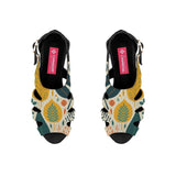 Black Spider Toe Sandal Leaves - CANVAEGYPT