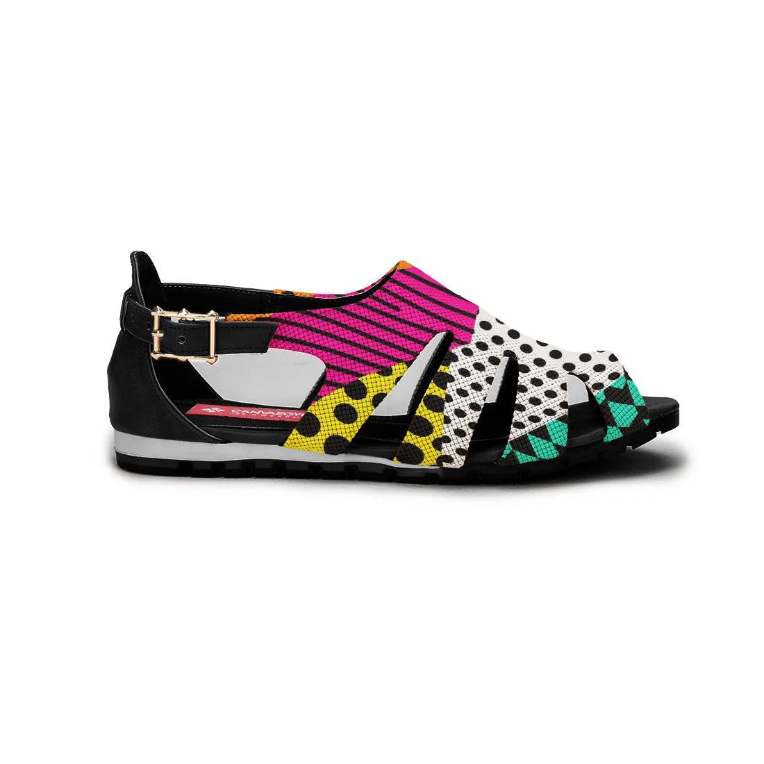 Black Spider Toe Sandal Patterns