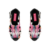 Black Spider Toe Sandal Rose quarts ikat - CANVAEGYPT