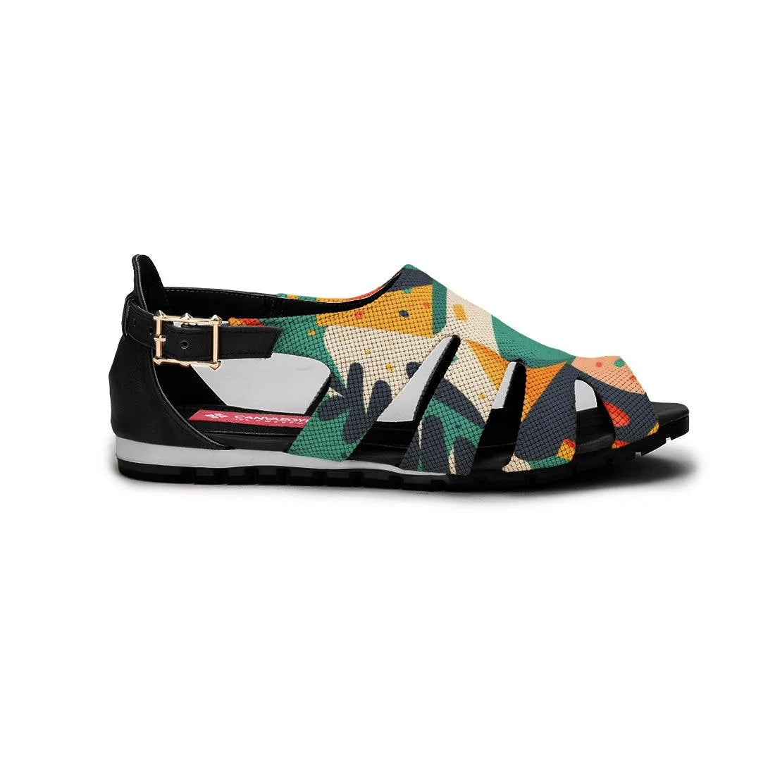Black Spider Toe Sandal Shapes - CANVAEGYPT