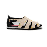 Black Spider Toe Sandal Star