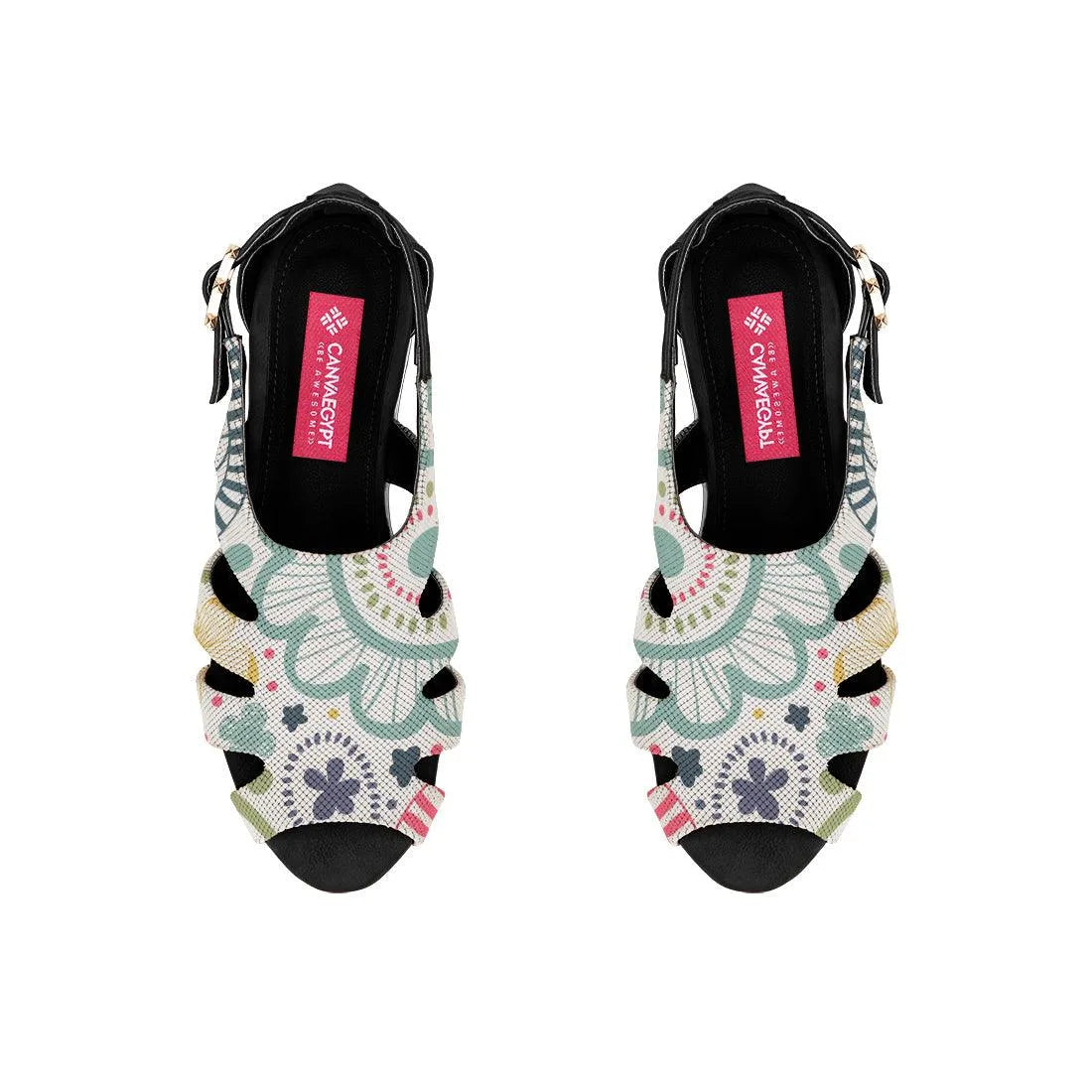 Black Spider Toe Sandal Summer Mess