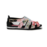 Black Spider Toe Sandal Watercolor Gentle