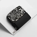Black ZipPop Wallet Inkblot Echoes