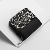 Black ZipPop Wallet Inkblot Echoes - 1