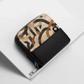 Black ZipPop Wallet Inkwash Curves