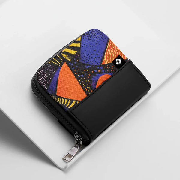 Black ZipPop Wallet Jazz Shapes After Dark - 1