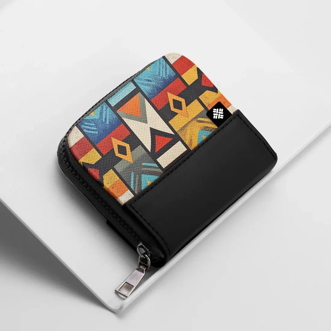 Black ZipPop Wallet Nomad Geometry - 1