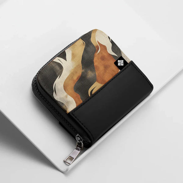 Black ZipPop Wallet Wildfire Fade - 1