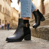Black Buckle Ankle Boots – Walk the Talk