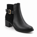 Black Buckle Ankle Boots – Walk the Talk
