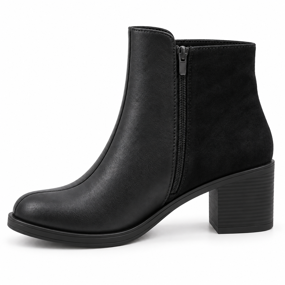 Black Buckle Ankle Boots – Walk the Talk - 3 | ECADRA