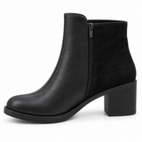Black Buckle Ankle Boots – Walk the Talk - 3 | ECADRA
