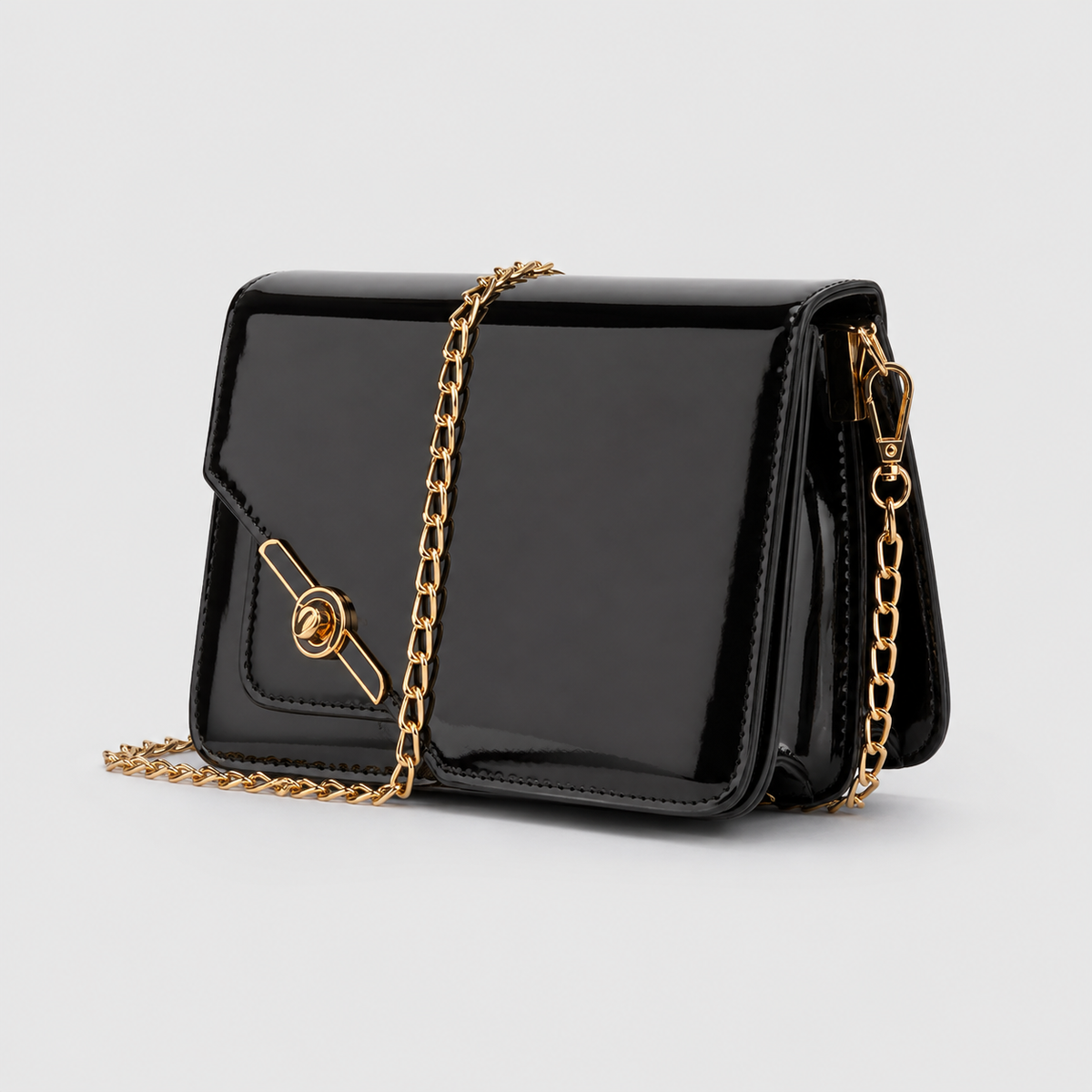 Black Chain Crossbody Bag – Twist & Go - 2 Chain Crossbody Bag – Twist & Go | ECADRA