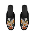 Black Glide Mules – Camo