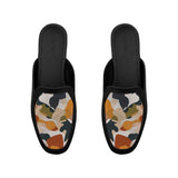 Black Glide Mules – Camo