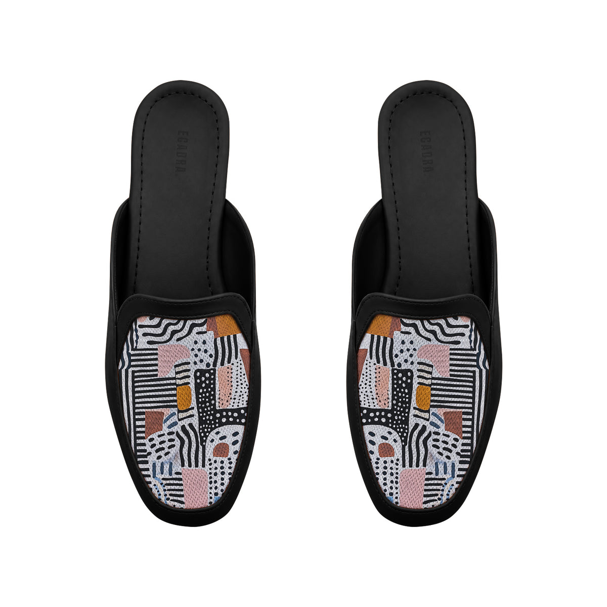 Black Glide Mules – Doodle