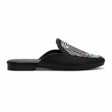 Black Glide Mules – Doodle - 2
