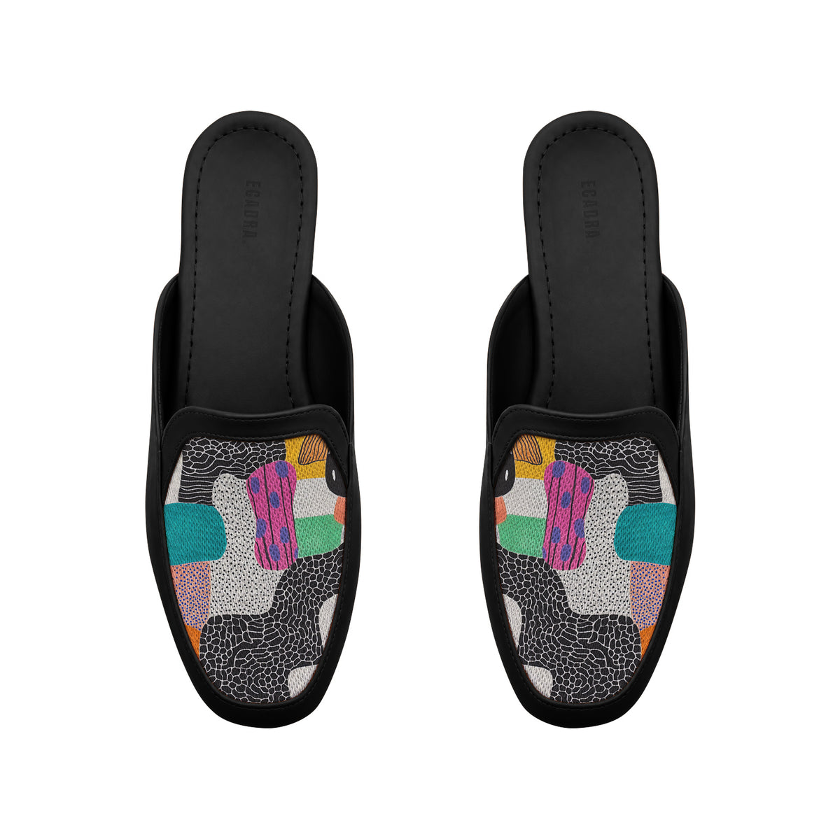 Black Glide Mules – Dotty