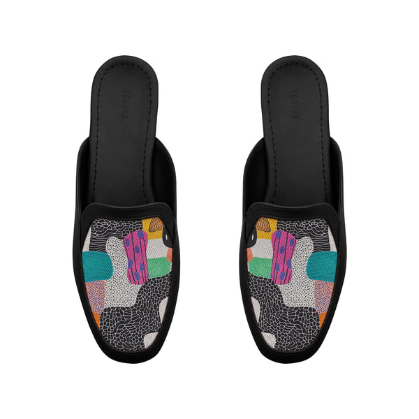 Black Glide Mules – Dotty
