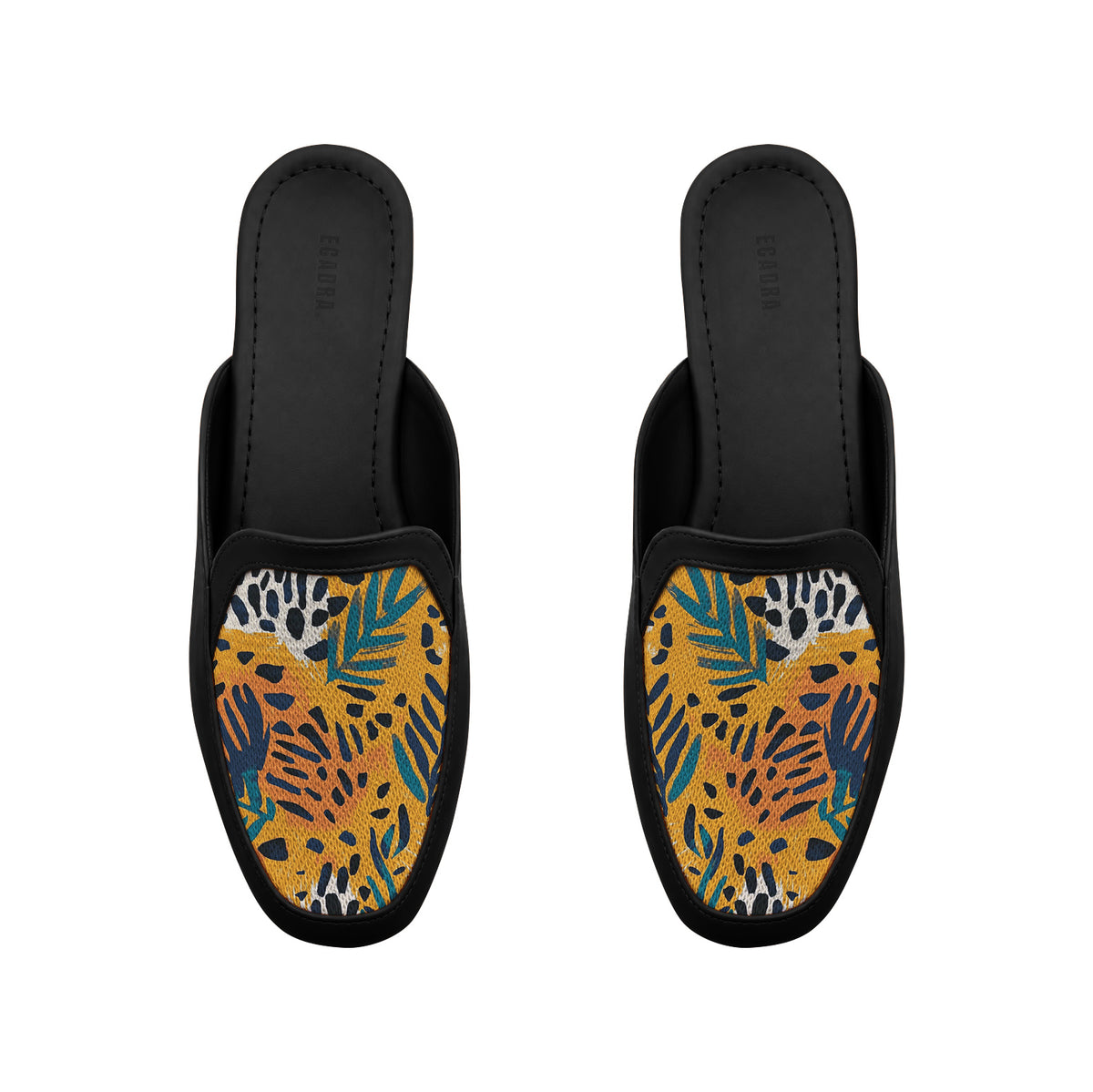 Black Glide Mules – Jungle
