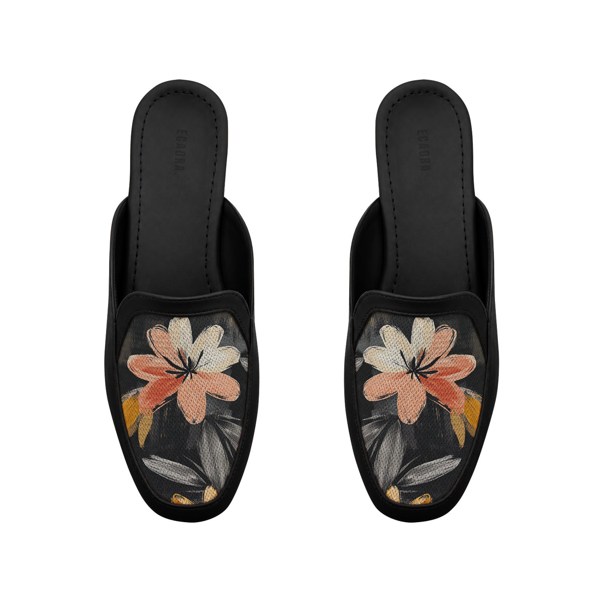 Black Glide Mules – Lily