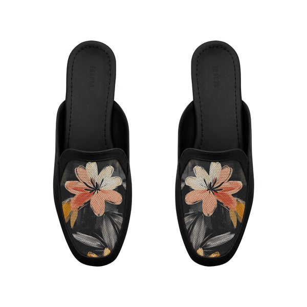 Black Glide Mules – Lily