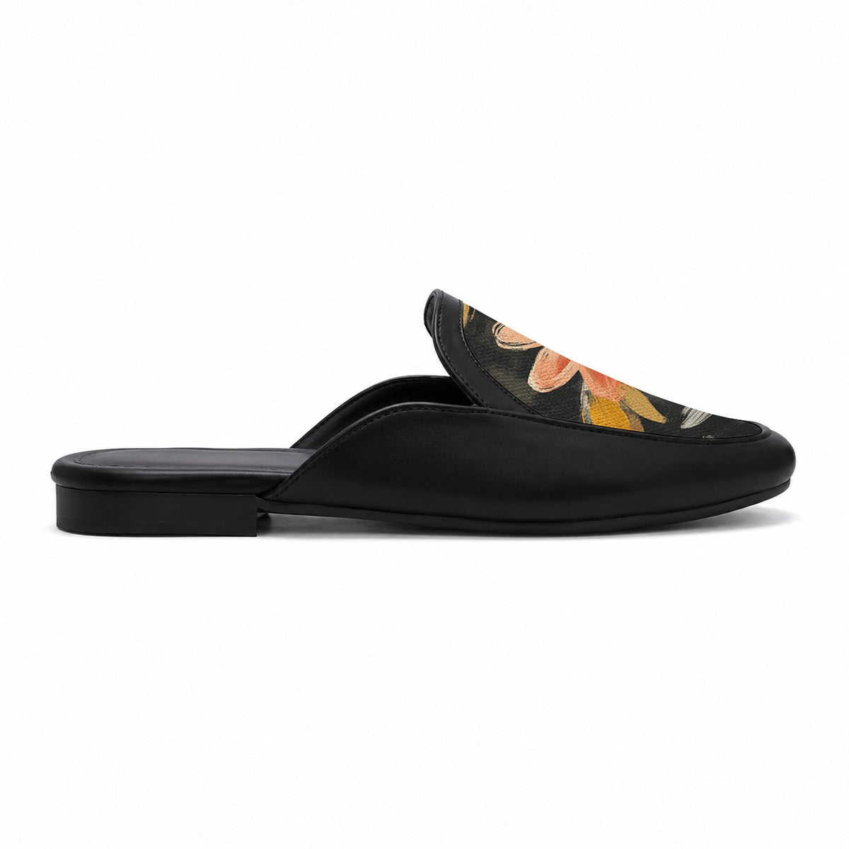 Black Glide Mules – Lily