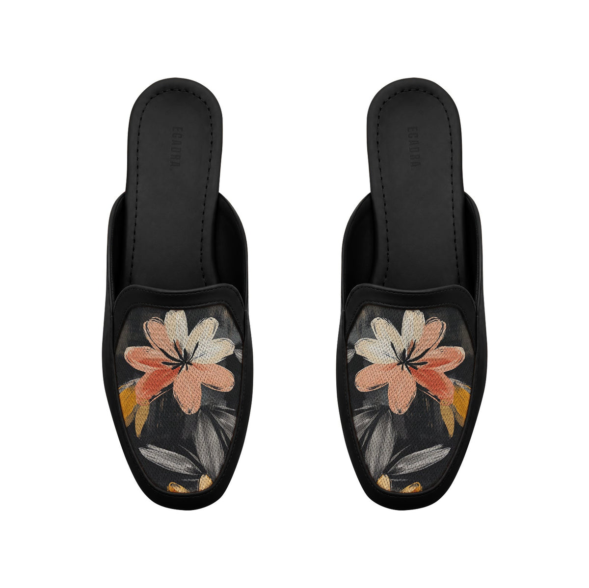 Black Glide Mules – Lily
