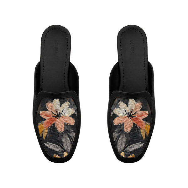 Black Glide Mules – Lily