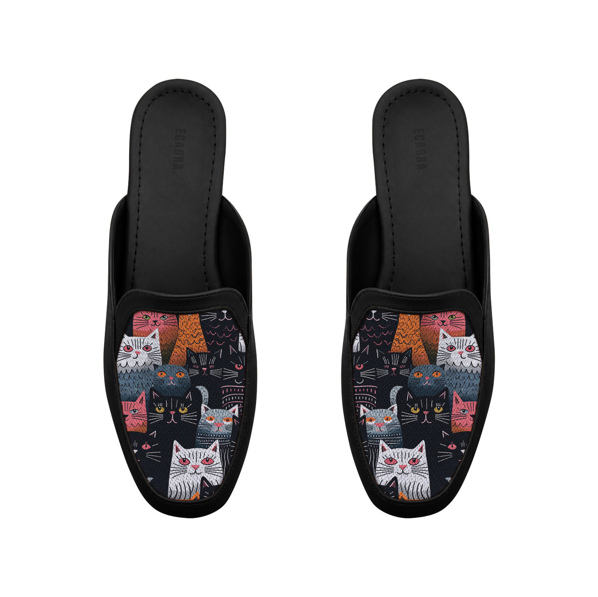 Black Glide Mules – Meow