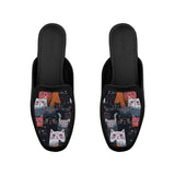 Black Glide Mules – Meow