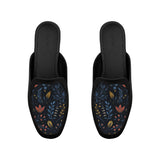 Black Glide Mules – Moonlit