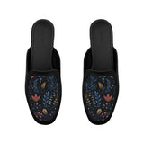 Black Glide Mules – Moonlit