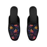 Black Glide Mules – Nightbloom