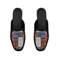 Black Glide Mules – Patchwork