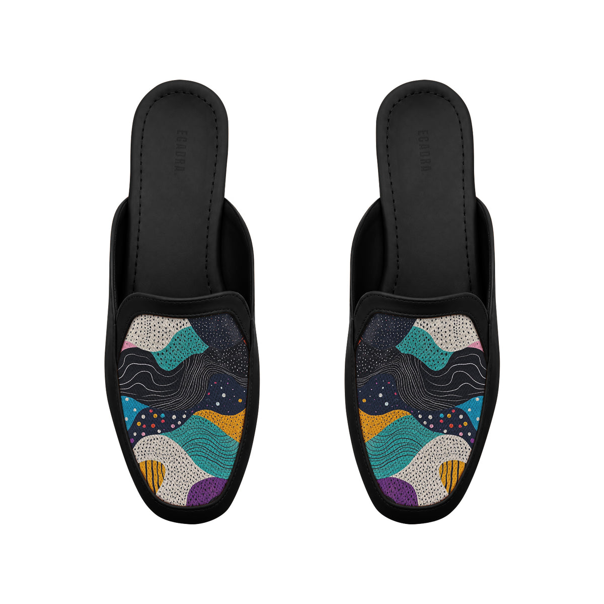 Black Glide Mules – Ripple
