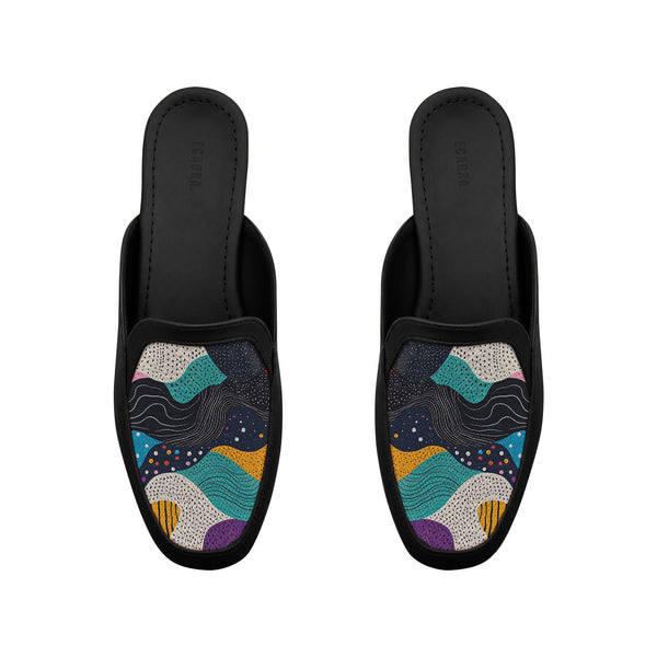 Black Glide Mules – Ripple
