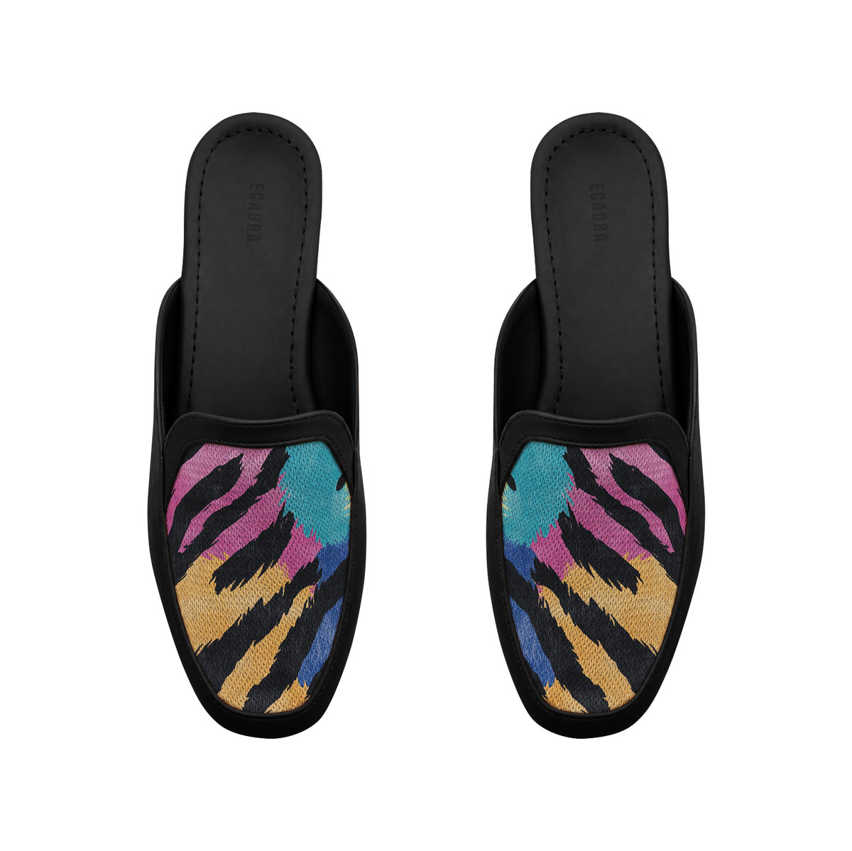 Black Glide Mules – Roar