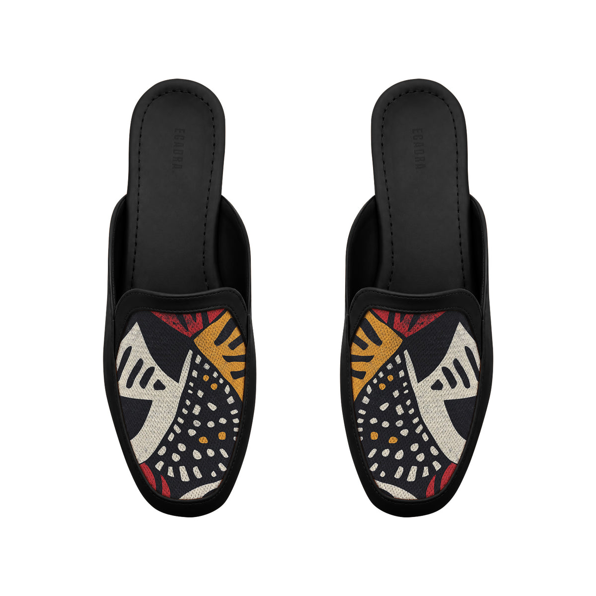 Black Glide Mules – Sahara