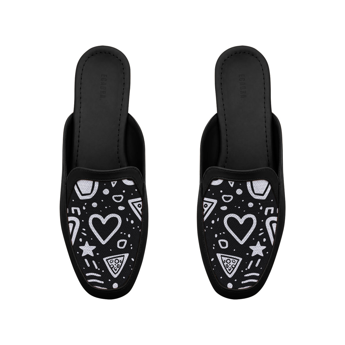 Black Glide Mules – Sketchbook