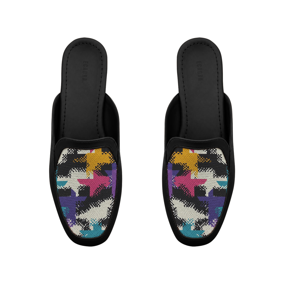 Black Glide Mules – Starstruck