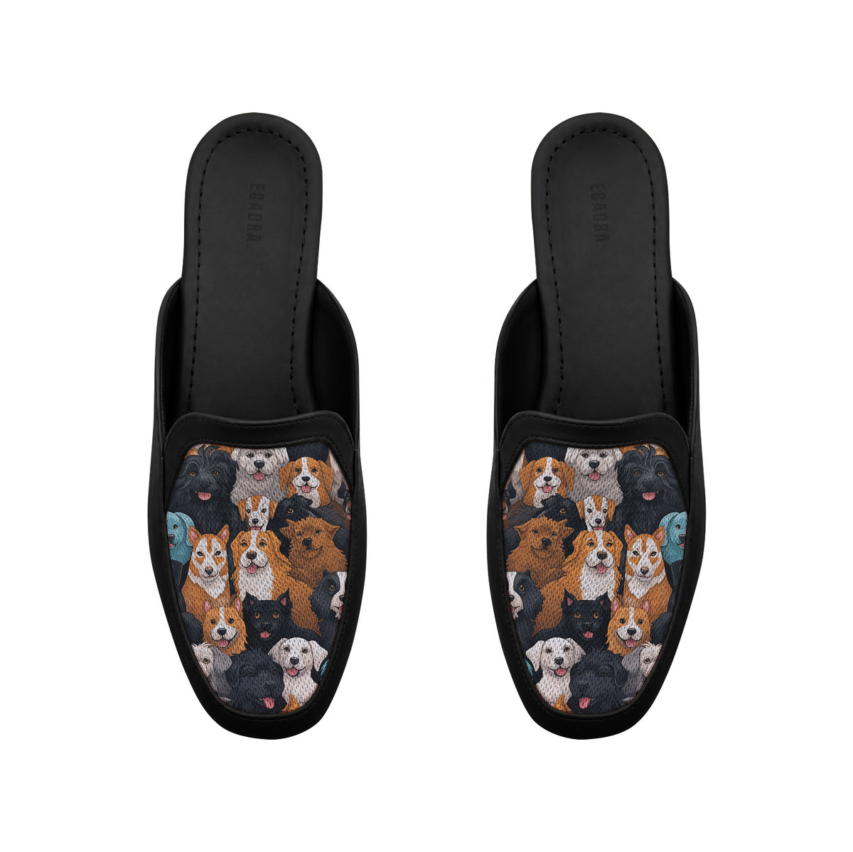 Black Glide Mules – Woof