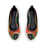 Black Round Toe Shoe Abstract - 1