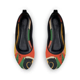 Black Round Toe Shoe Abstract