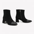 Black Signature Ankle Boots