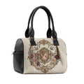 Black Speedy Bag Vintage Cameo Portrait Soft Floral