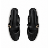 Black Trellis Mule | ECADRA